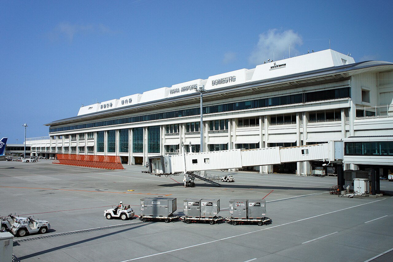 Exterior of Naha Airport terminal